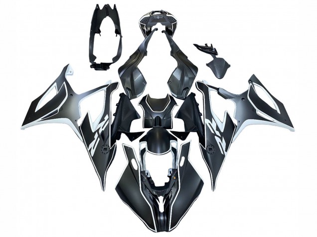 2019-2022 BMW S1000RR Motorcycle Fairings - Black White Canada for Sale