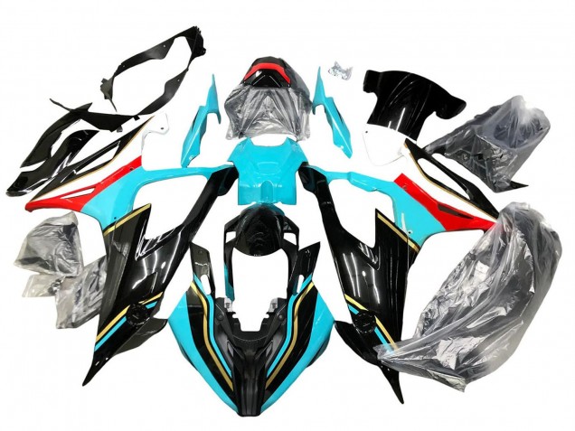 2019-2022 BMW S1000RR Motorcycle Fairings - Black Sky Blue Red Canada for Sale