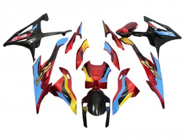 2019-2022 BMW S1000RR Motorcycle Fairings - Light Blue Red Gold Canada for Sale