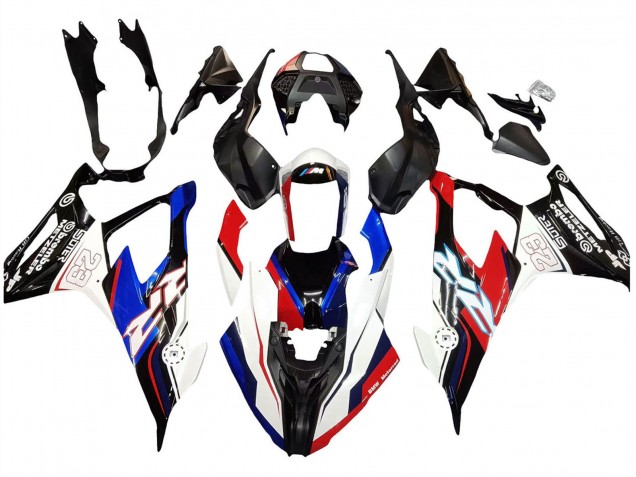 2019-2022 BMW S1000RR Motorcycle Fairings - Blue Red White 23 Canada for Sale