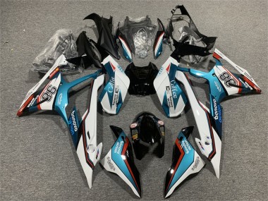 2019-2022 BMW S1000RR Motorcycle Fairings - Blue Red White Motul 98 Canada for Sale