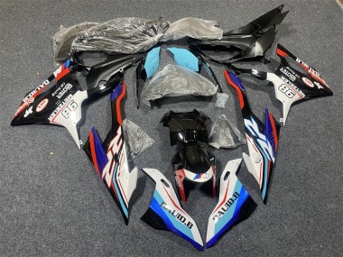 2019-2022 BMW S1000RR Motorcycle Fairings - Blue White Red 98 Canada for Sale