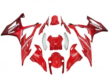 2019-2022 BMW S1000RR Motorcycle Fairings - Red Silver MaxWrist Canada for Sale