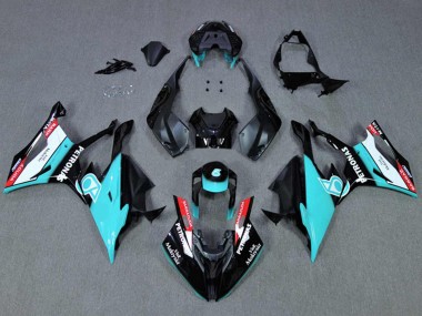 2019-2022 BMW S1000RR Motorcycle Fairings - Black Cyan Petronas Canada for Sale