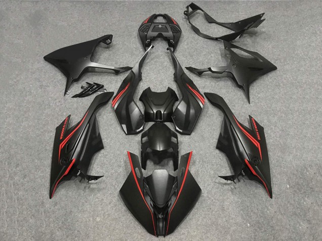 2019-2022 BMW S1000RR Motorcycle Fairings - Matte Black Red Canada for Sale