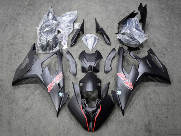 2019-2022 BMW S1000RR Motorcycle Fairing - Black Red Canada for Sale