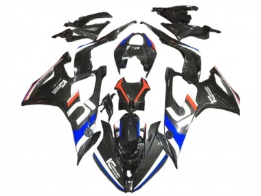2019-2022 BMW S1000RR Motorcycle Fairings - Black White Blue Carbon Fiber Canada for Sale