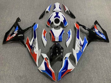 2019-2022 BMW S1000RR Motorcycle Fairing - White Blue Red Canada for Sale