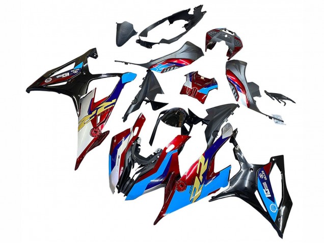 2019-2022 BMW S1000RR Motorcycle Fairing - White Blue Red Black Canada for Sale