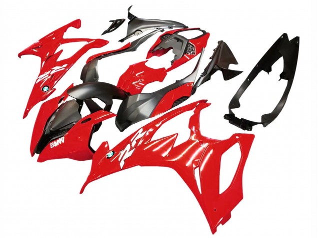 2019-2022 BMW S1000RR Motorcycle Fairing Kits - Red Black Canada for Sale