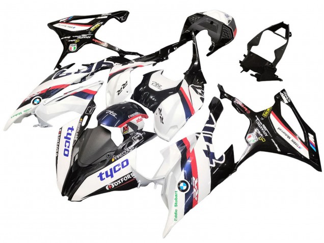 2019-2022 BMW S1000RR Motorcycle Fairings - White Black Pink Oxford Canada for Sale