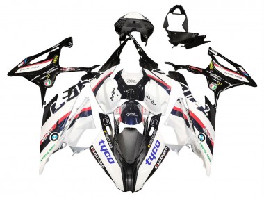 2019-2022 BMW S1000RR Motorcycle Fairings - White Black Pink Oxford Canada for Sale