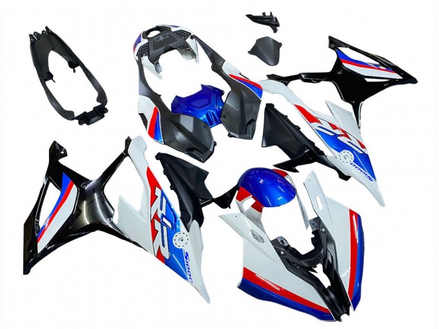 2019-2022 BMW S1000RR Motorcycle Fairings - White Blue Red Canada for Sale