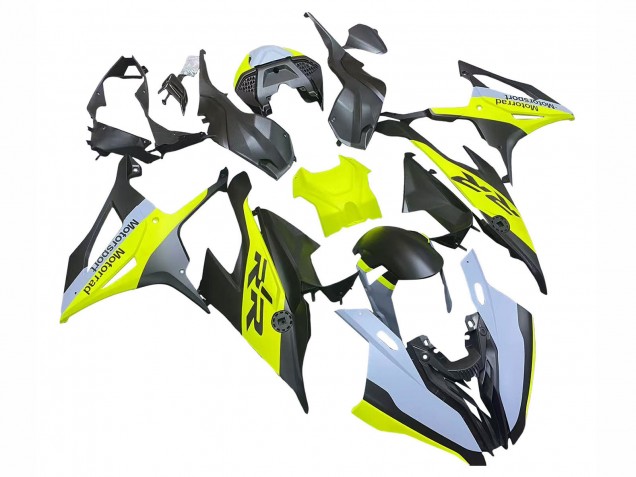 2019-2022 BMW S1000RR Motorcycle Fairings - Black Yellow Grey Canada for Sale