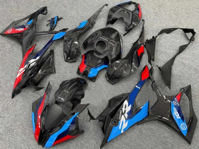 2019-2022 BMW S1000RR Motorcycle Fairings - Black Blue Red Carbon Fiber Canada for Sale
