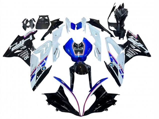 2017-2018 BMW S1000RR Motorcycle Fairing - White Blue Glossy Black Canada for Sale