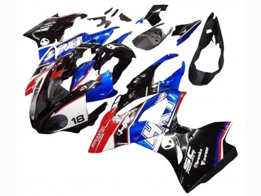 2017-2018 BMW S1000RR Motorcycle Fairings Kits - White Blue Red Glossy Black Canada for Sale