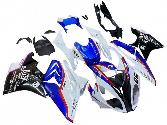 2017-2018 BMW S1000RR Bike Fairings - White Blue Red Glossy Black Canada for Sale