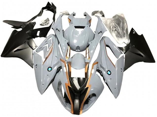2017-2018 BMW S1000RR Motorcycle Fairings - Nardo Grey Matte Black Canada for Sale