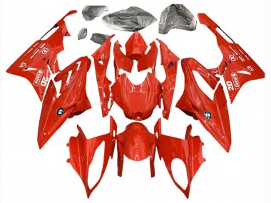 2017-2018 BMW S1000RR Motorcycle Fairings - Red Castrol Canada for Sale