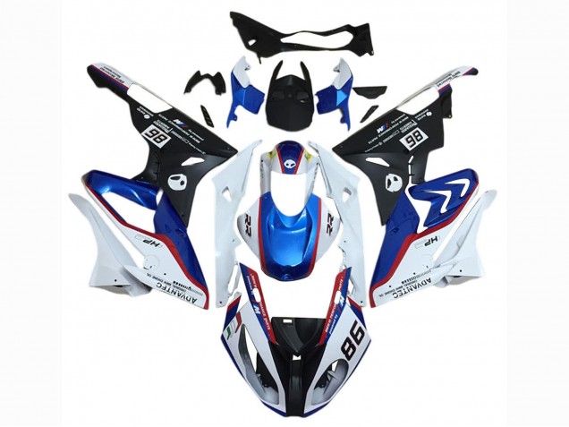 2015-2016 BMW S1000RR Motorcycle Fairing Kits - White Red Blue Matte Black Canada for Sale