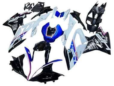 2015-2016 BMW S1000RR Motorcycle Fairing Kits - White Blue Glossy Black Canada for Sale