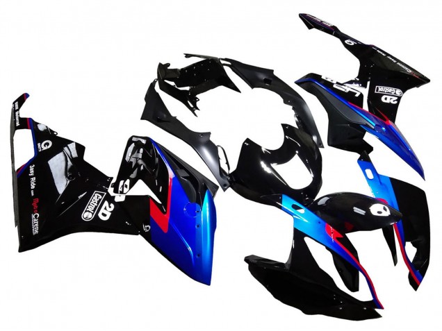 2015-2016 BMW S1000RR Motorcycle Fairings - Red Blue Black Glossy Black Canada for Sale
