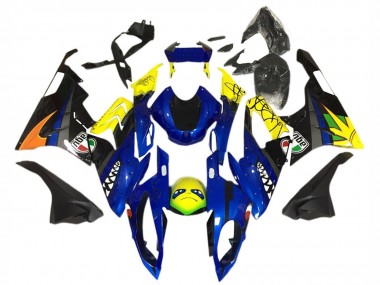 2015-2016 BMW S1000RR Motorcycle Fairing - Yellow Blue Black Shark Canada for Sale