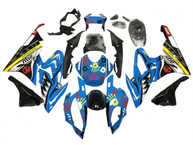 2015-2016 BMW S1000RR Motorcycle Fairing Kits - Yellow Blue Black Shark Canada for Sale
