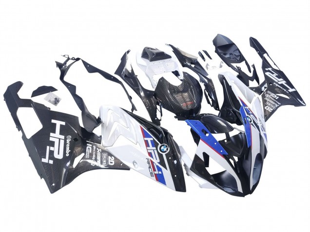 2015-2016 BMW S1000RR Motorcycle Fairings - White Blue Black Carbon Fiber Canada for Sale