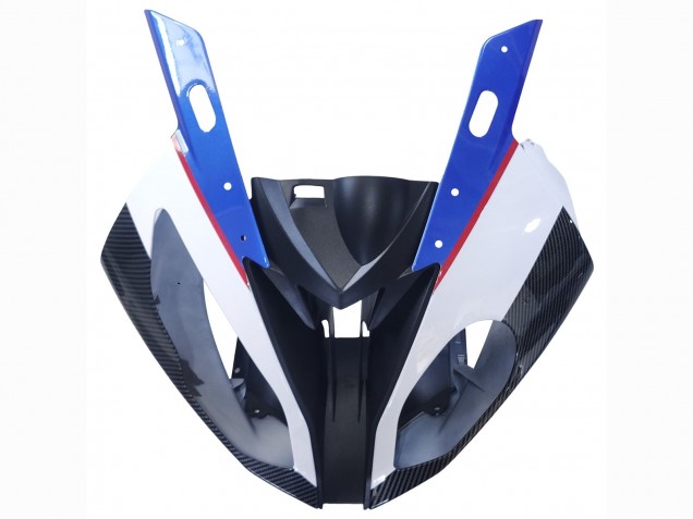 2015-2016 BMW S1000RR Motorcycle Fairings - White Blue Black Carbon Fiber Canada for Sale