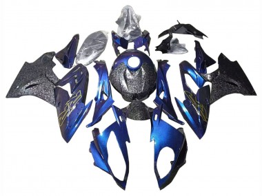 2015-2016 BMW S1000RR Motorcycle Fairings - Gradient Purple Blue Forged Carbon Fiber Canada for Sale
