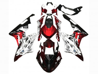2015-2016 BMW S1000RR Motorcycle Fairings - White Red Black Canada for Sale