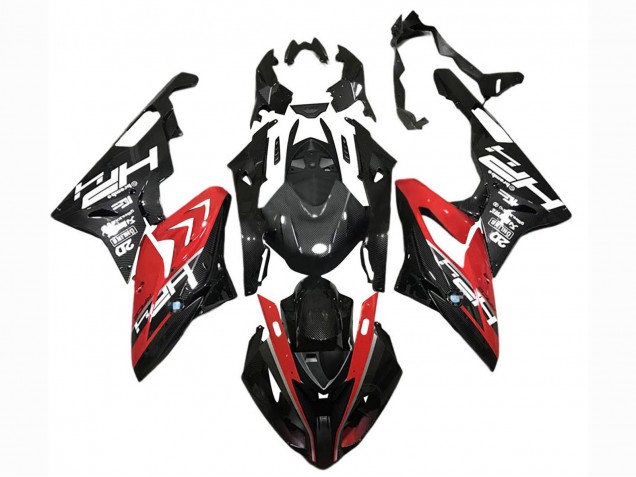 2015-2016 BMW S1000RR Motorcycle Fairings - Red Black Carbon Fiber Canada for Sale