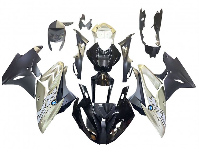 2015-2016 BMW S1000RR Motorcycle Fairing - Silver Glossy Black Matte Black Canada for Sale