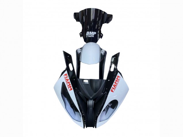 2015-2016 BMW S1000RR Motorcycle Fairings - White Glossy Black Fiamm Canada for Sale