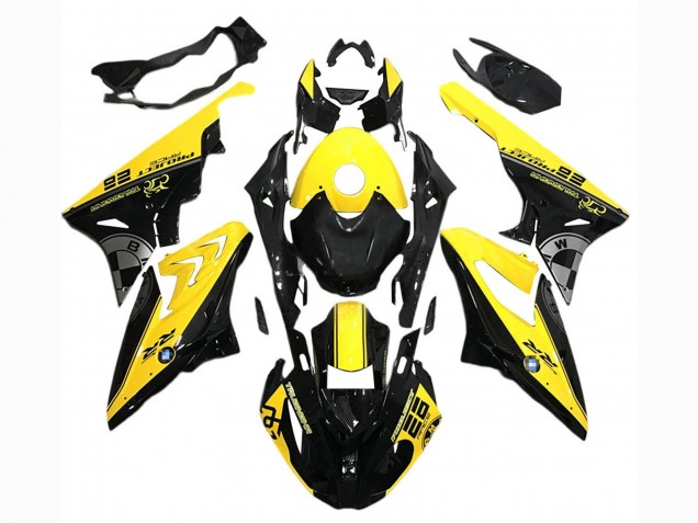 2015-2016 BMW S1000RR Motorcycle Fairings - Yellow Black Canada for Sale