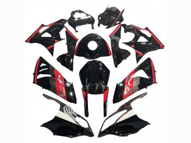 2009-2014 BMW S1000RR Motorcycle Fairing - Red Glossy Black Canada for Sale
