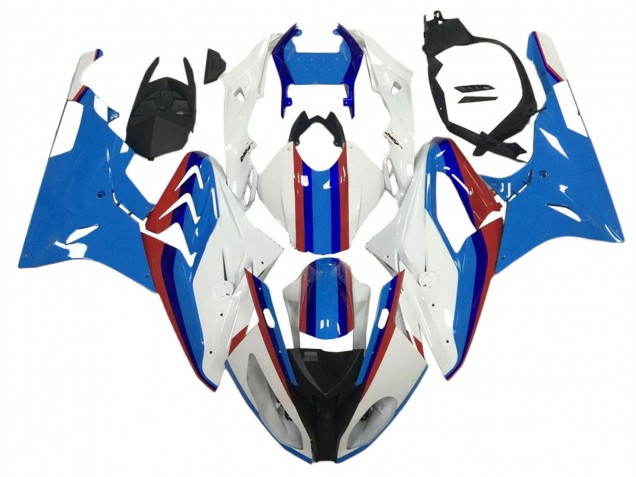 2009-2014 BMW S1000RR Motorcycle Fairings - White Red Blue Canada for Sale