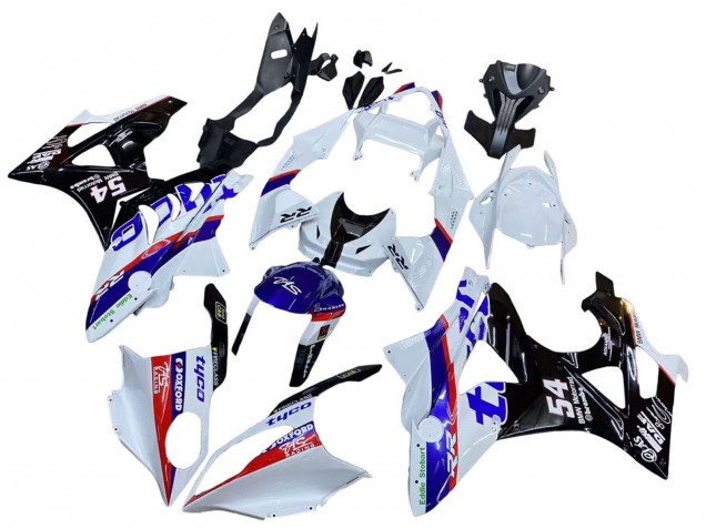 2009-2014 BMW S1000RR Motorcycle Fairings - White Red Blue Black Tyco Canada for Sale