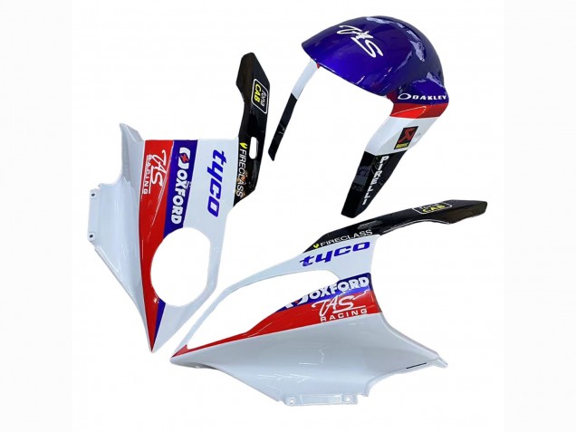 2009-2014 BMW S1000RR Motorcycle Fairings - White Red Blue Black Tyco Canada for Sale