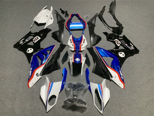 2009-2014 BMW S1000RR Motorcycle Plastics - White Red Blue Glossy Black Canada for Sale