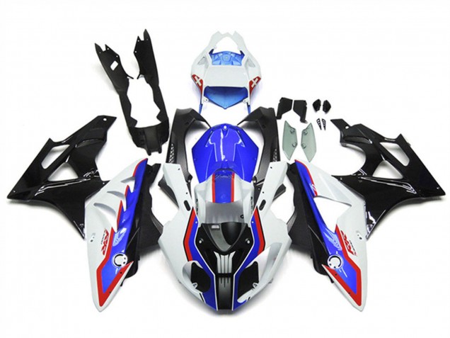 2009-2014 BMW S1000RR Motorcycle Fairings - White Red Blue Glossy Black Carbon Fiber RR Canada for Sale
