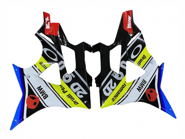 2009-2014 BMW S1000RR Motorcycle Fairings - Blue Yellow Red Black Shark VR 46 Canada for Sale
