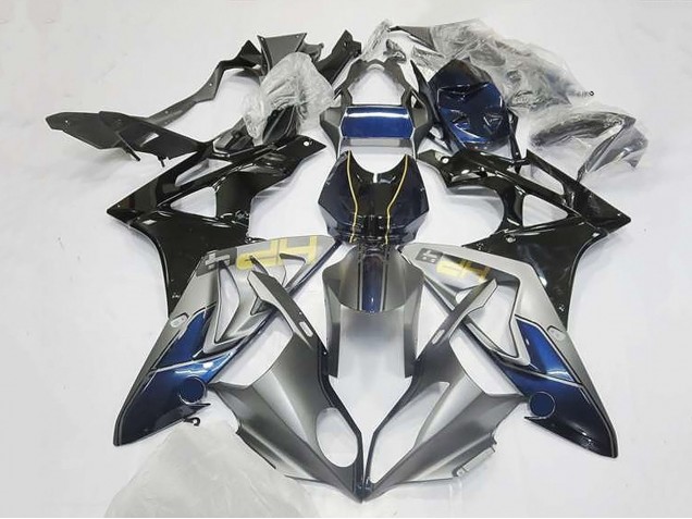2009-2014 BMW S1000RR Motorcycle Fairings - Silver Blue Glossy Black Canada for Sale