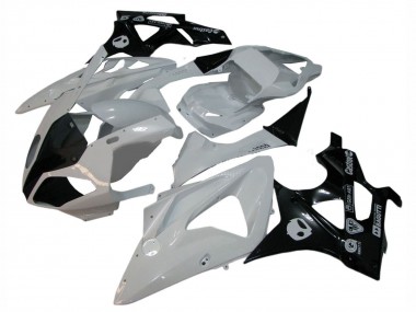 2009-2014 BMW S1000RR Motorcycle Fairings - White Glossy Black Canada for Sale