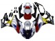 2009-2014 BMW S1000RR Motorcycle Fairings - White Red Yellow Black Castrol Canada for Sale