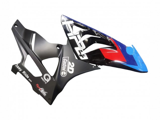 2009-2014 BMW S1000RR Motorcycle Fairings - Blue Red Matte Black Castrol Canada for Sale