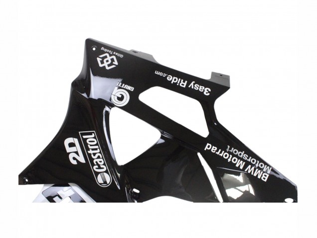2009-2014 BMW S1000RR Motorcycle Fairings - White Blue Glossy Black Castrol Canada for Sale