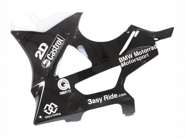 2009-2014 BMW S1000RR Motorcycle Fairings - White Blue Glossy Black Castrol Canada for Sale